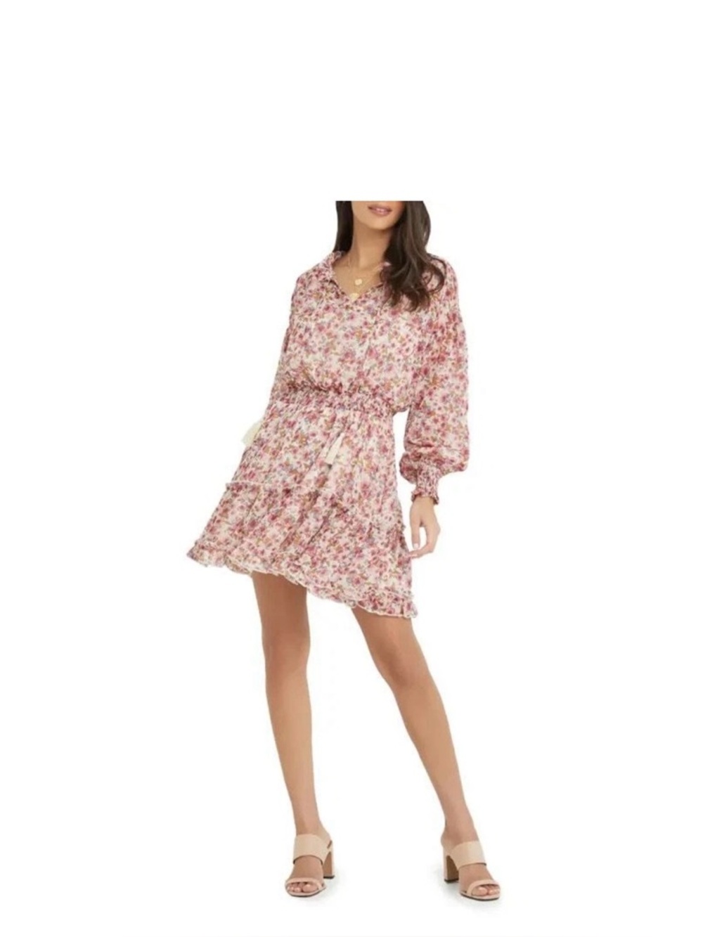 Vici Floral Pink Dress